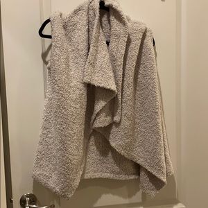 Vest - cream, grey off white